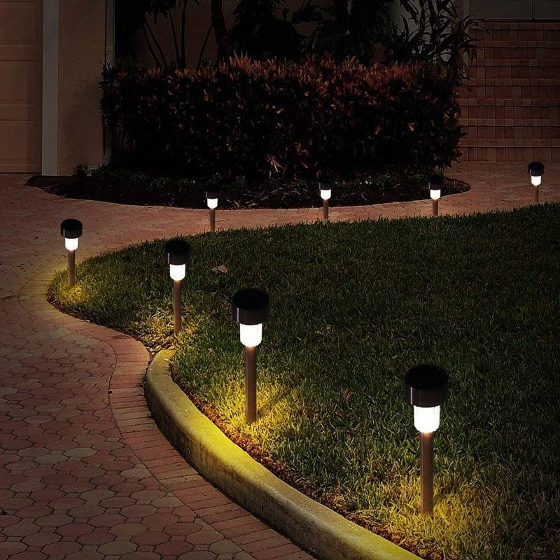 Варианты подсветки, выбор и установка светильников для освещения садовых дорожек
