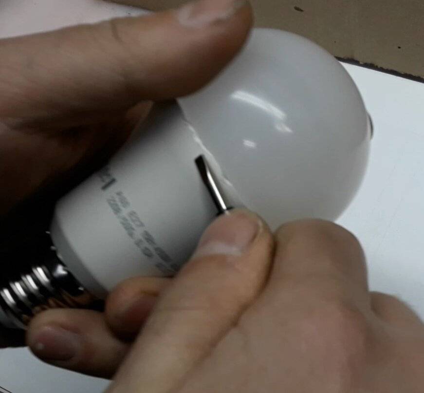 Ремонт энергосберегающей лампы своими руками