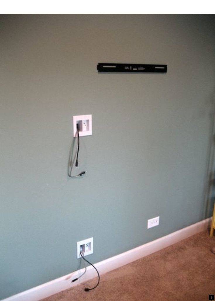 Как скрыть провода от телевизора на стене, под плинтусом, с помощью мебели