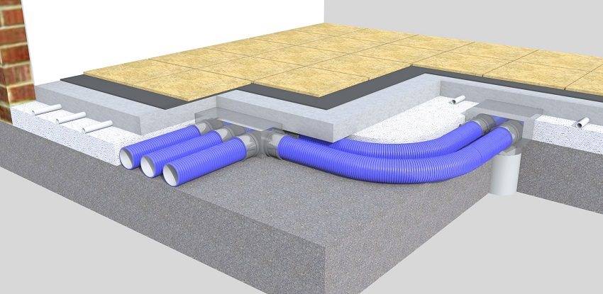 Монтаж электропроводки под полом, особенности прокладки под различными типами покрытий