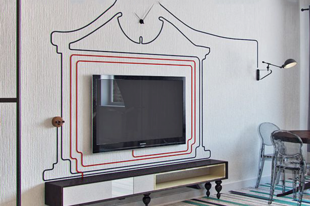 Как спрятать провода от телевизора на стене? секреты, дизайнерские идеи и лайфхаки
