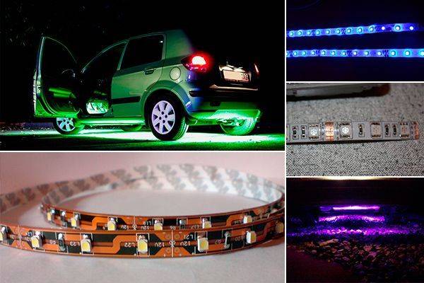 Подключаем светодиодную ленту к автомобилю сами: 3 основных способа