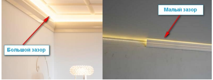 Выбор плинтуса с подсветкой для потолка или пола, фото варианты светящихся плинтусов, сравнение светильников, а также советы по монтажу светодиодов в молдинг