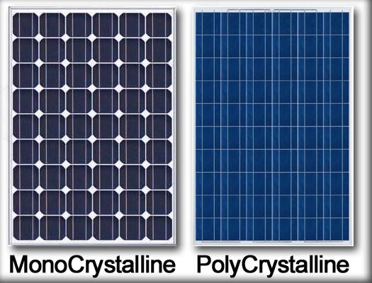 Поликристаллические или монокристаллические солнечные батареи
