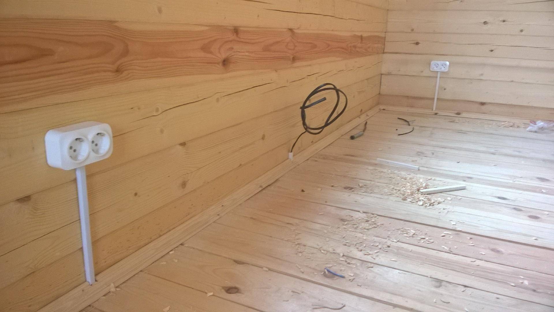 Скрытая проводка в деревянном доме своими руками, пошаговая инструкция
