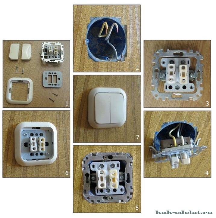 Устройство выключателя и пошаговая инструкция как разобрать выключатель