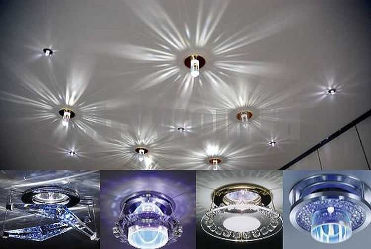 Точечные потолочные светильники, встраиваемые в потолок: виды и правила выбора