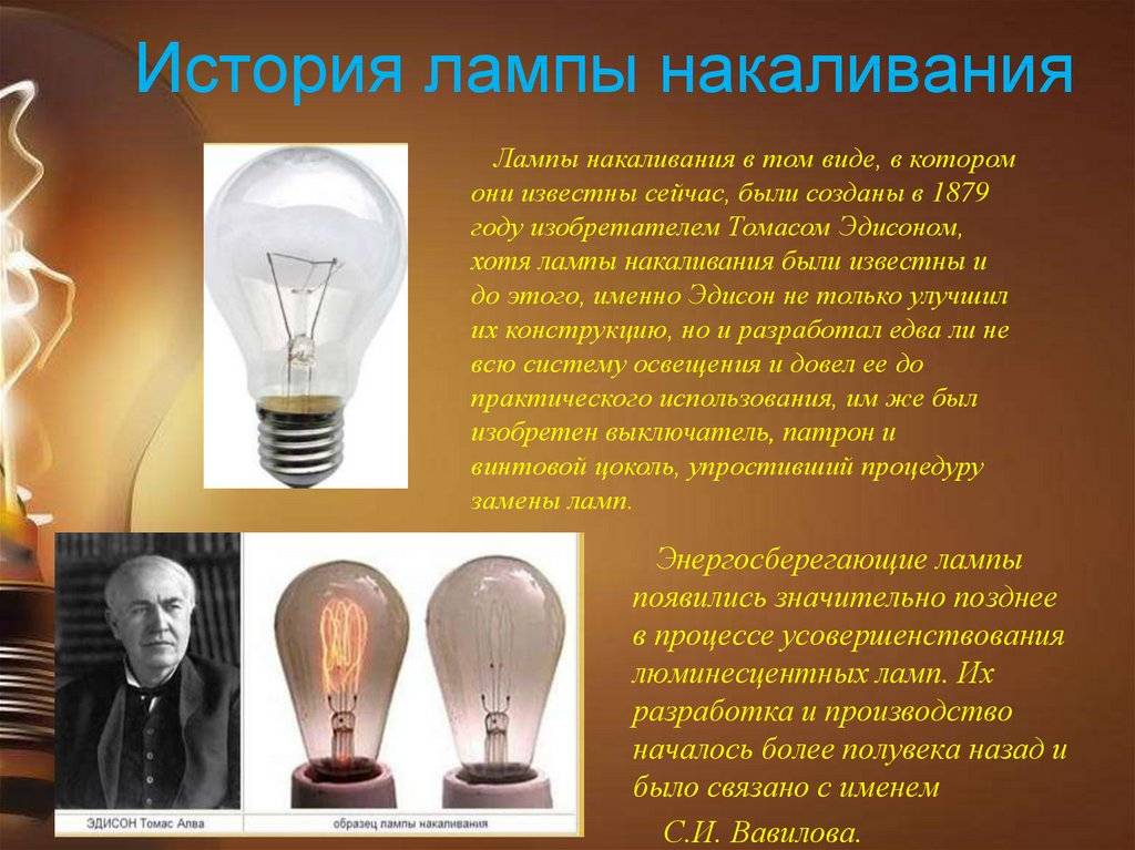 Изобретение электрической лампочки