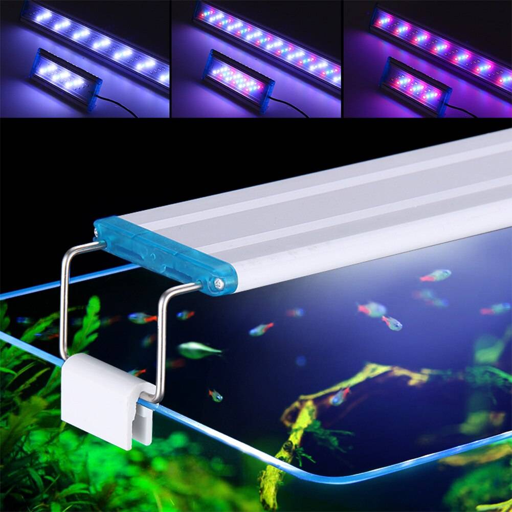 Как заменить люминесцентную лампу освещения аквариума в крышке aquael светодиодной
