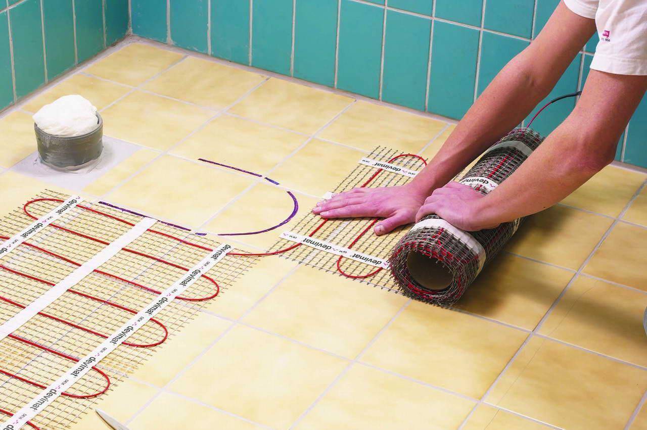 Электрический теплый пол (кабельный) своими руками – монтаж, технология укладки + фото-видео