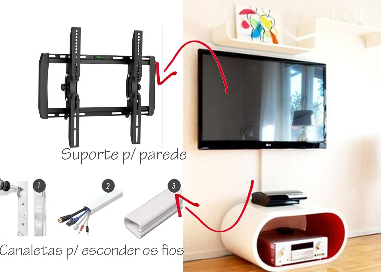 Как провести провода к телевизору на стене своими руками - myprofnastil