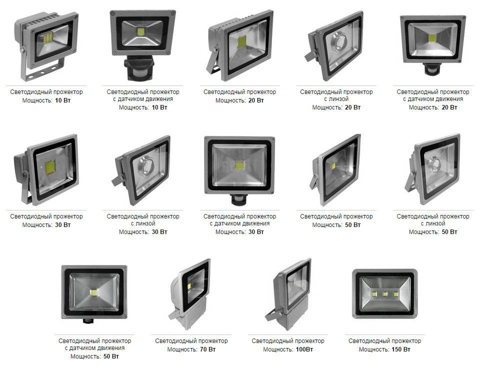 Рейтинг светодиодных прожекторов: как выбрать для уличного освещения, дачи, гаража, с датчиком движения, какой фирмы лучше