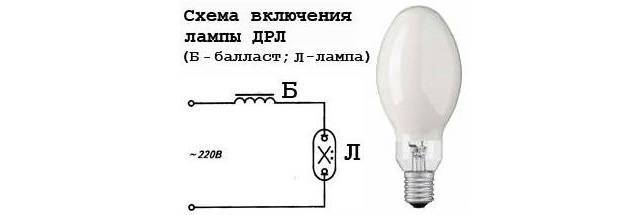 Подключение к сети ламп днат и дрл - electriktop.ru