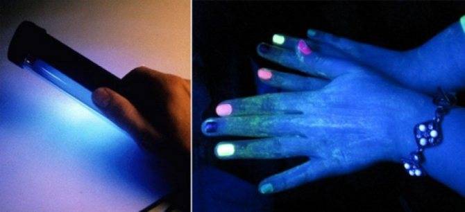 Лампа вуда в дерматологии: цвета свечения, как сделать своими руками