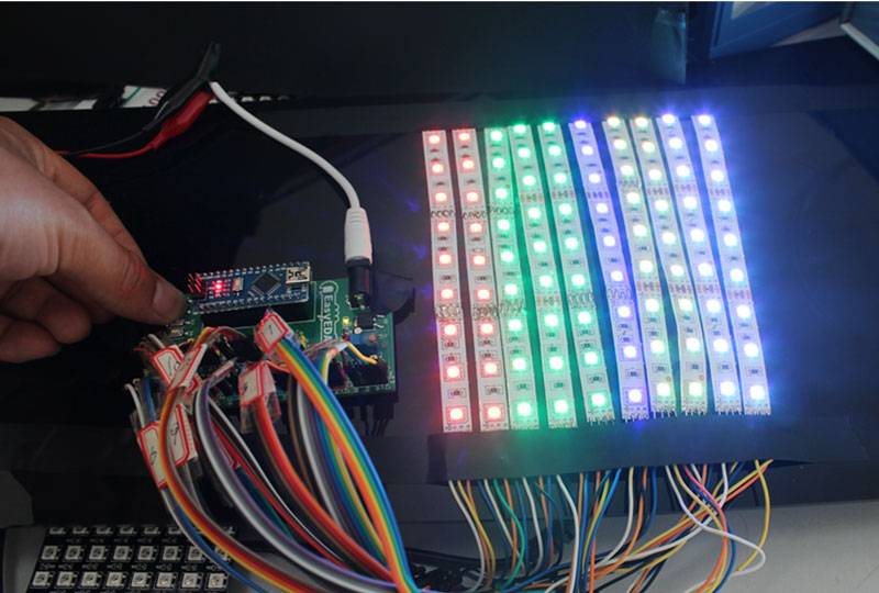 Адресная светодиодная лента и её подключение к arduino
