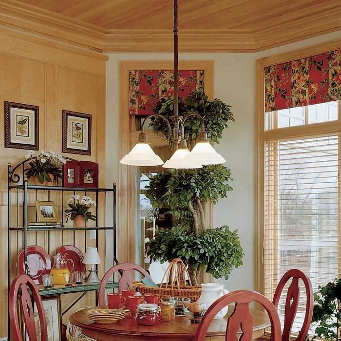 Люстра в стиле прованс для кухни: потолочные подвесные светильники