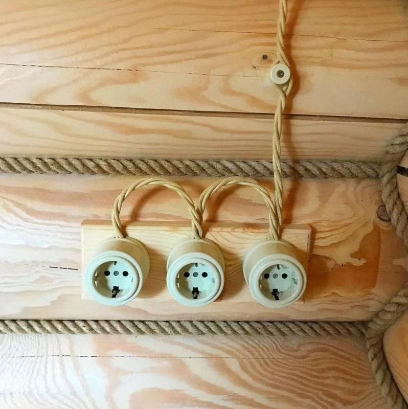 Как сделать ретро проводку своими руками: витая электропроводка в деревянном доме на фарфоровых изоляторах под старину, расстояние, старинная, винтажная, декоративная, наружная, открытая, монтаж кабел