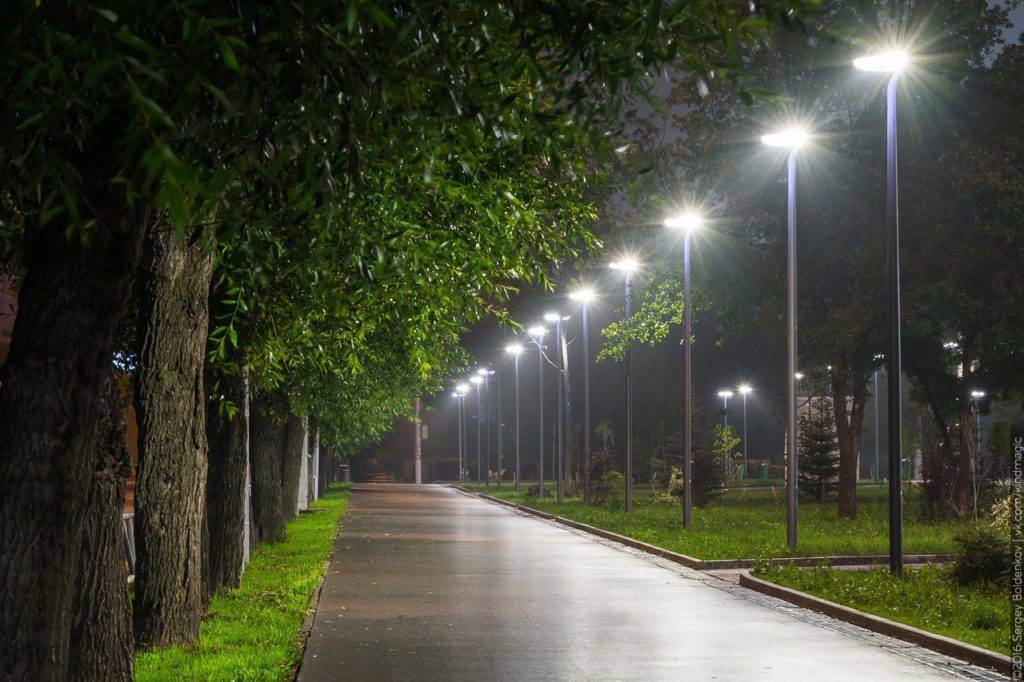 Уличное освещение: виды, требования, примеры реализации