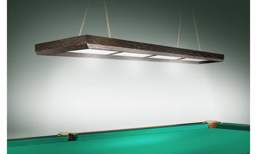Правильный выбор светильников для качественного освещения бильярдного стола