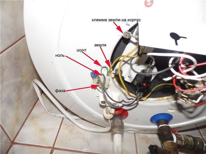 Как заземлить водонагреватель в квартире или частном доме если нет заземления: принципы и способы заземления