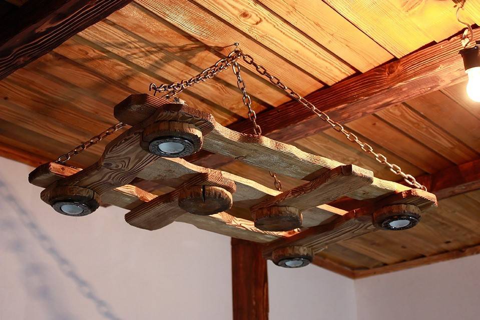 Светильники из дерева под старину своими руками - стройка и ремонт