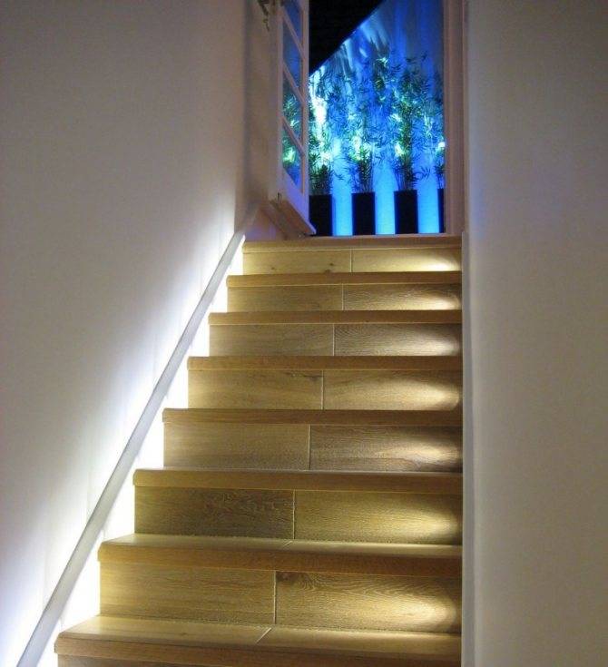 Подсветка лестницы на ступенях: как сделать с датчиком движения своими руками