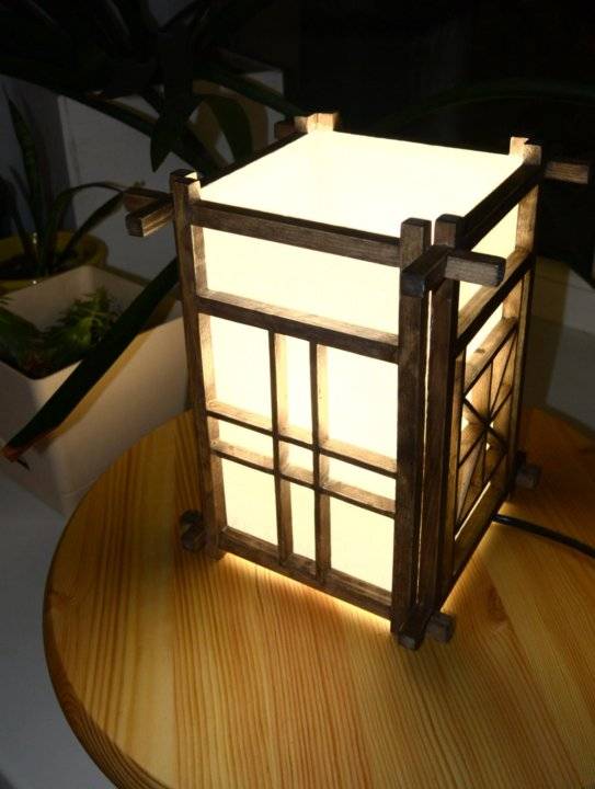 Японский светильник своими руками: инструкция | 1posvetu.ru