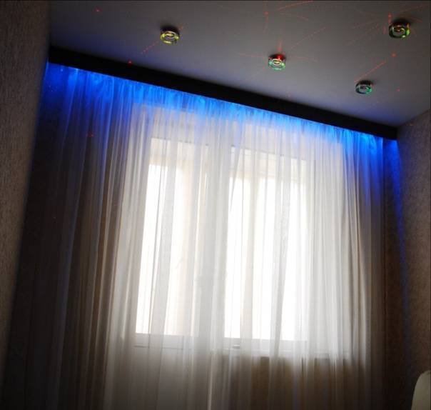 Подсветка штор светодиодной лентой как сделать - astek-meb.com