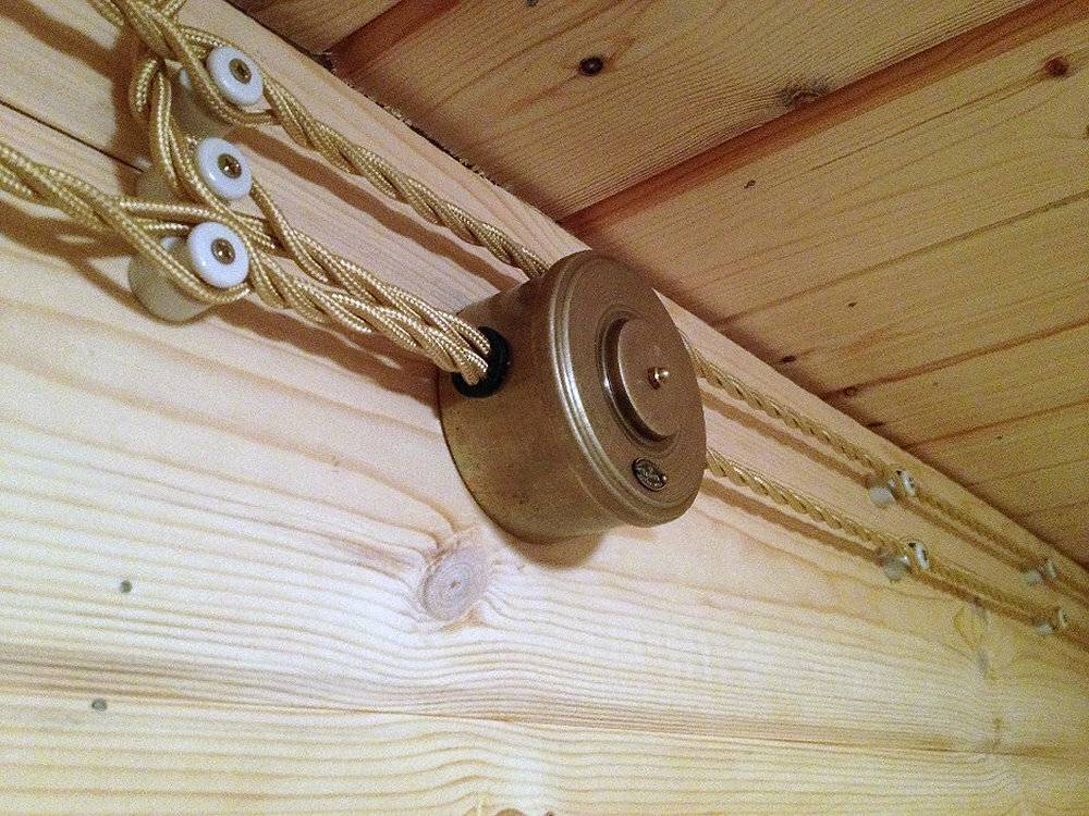 Ретро-проводка в деревянном доме: фото, расчет материалов и монтаж