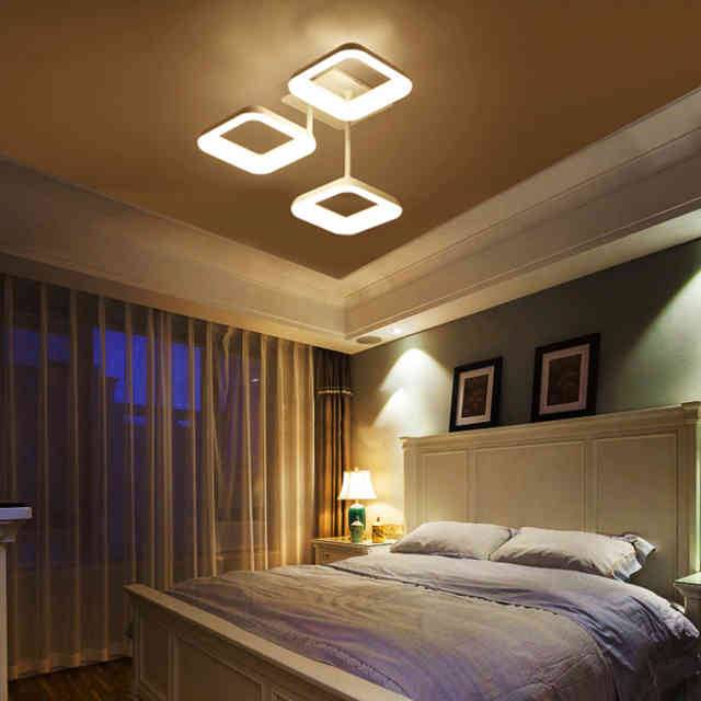 Освещение в спальне с натяжными потолками, типы света в спальне на натяжном потолке