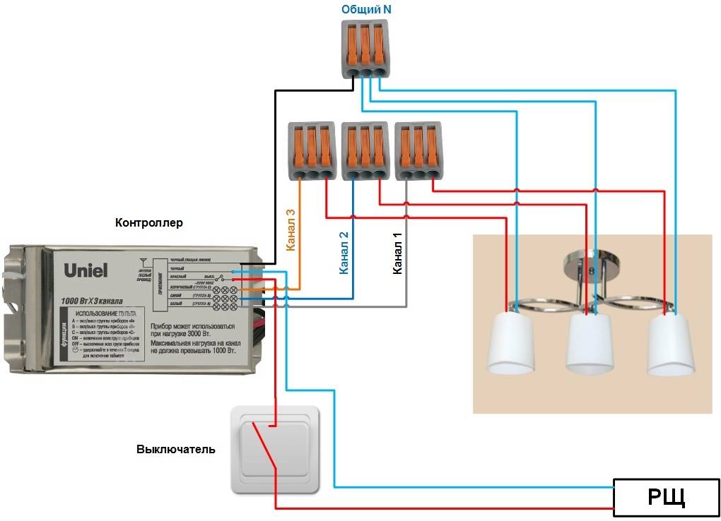 Выключатель света с дистанционным управлением: 4 схемы