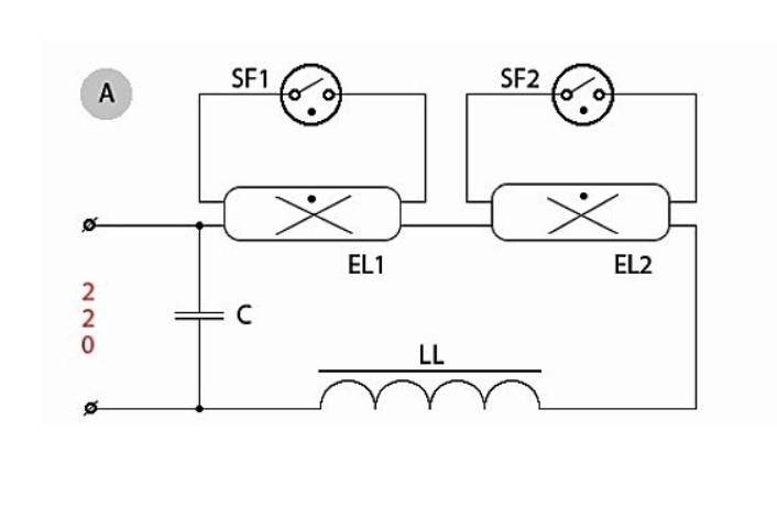 Электронный балласт для люминесцентных ламп (эпра), отличие от эмпра