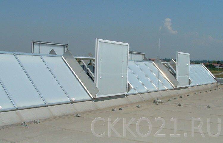 Зенитные фонари для плоской крыши: особенность и где используются