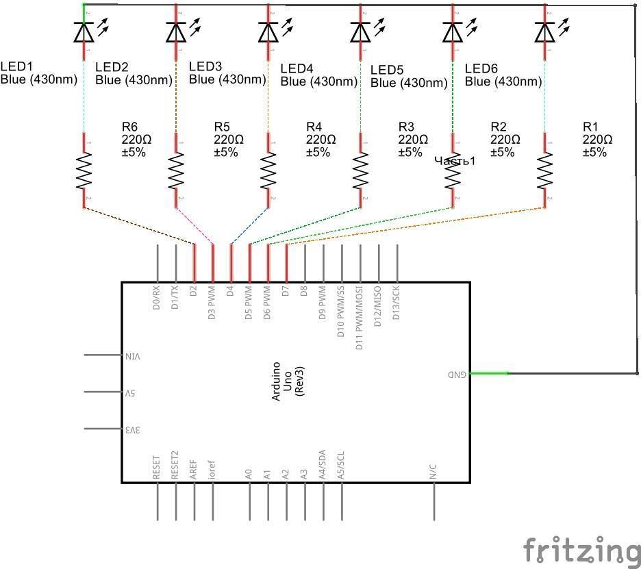 Урок 1. мигающий светодиод на arduino