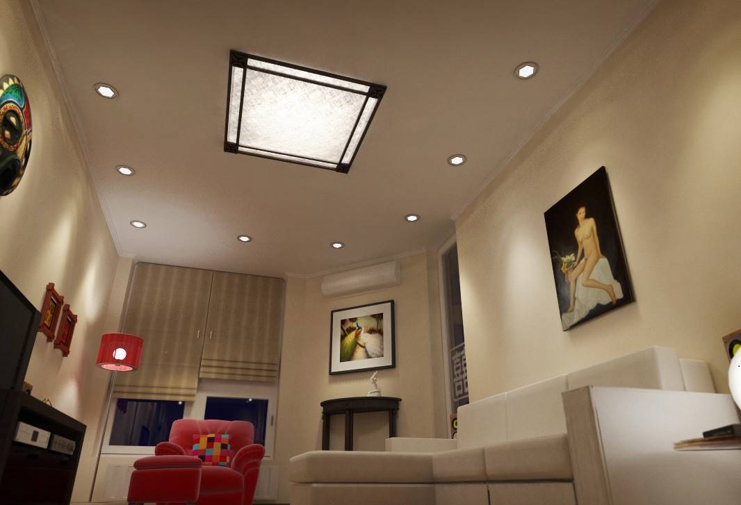Как лучше и правильно расположить точечные светильники на натяжном потолке: советы профессионалов и фото