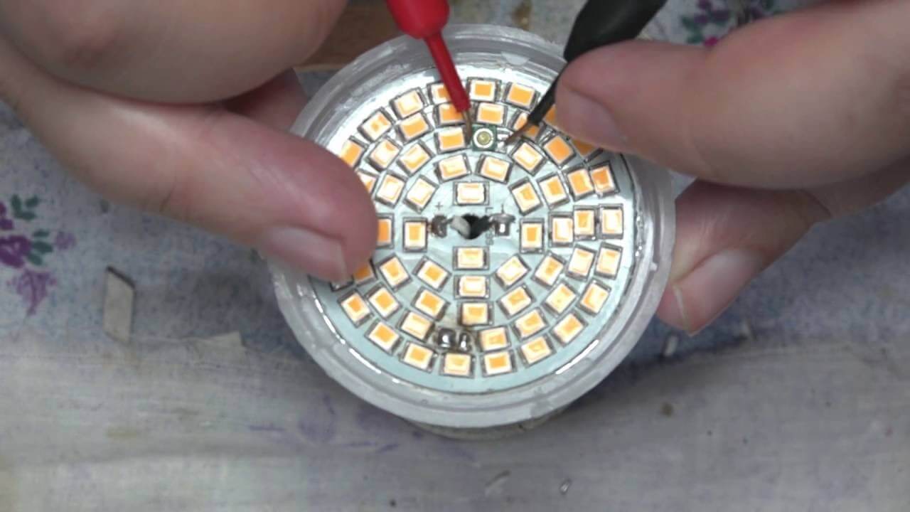 Ремонт светодиодной лампы на 220в своими руками: инструкция со схемами, фото и видео