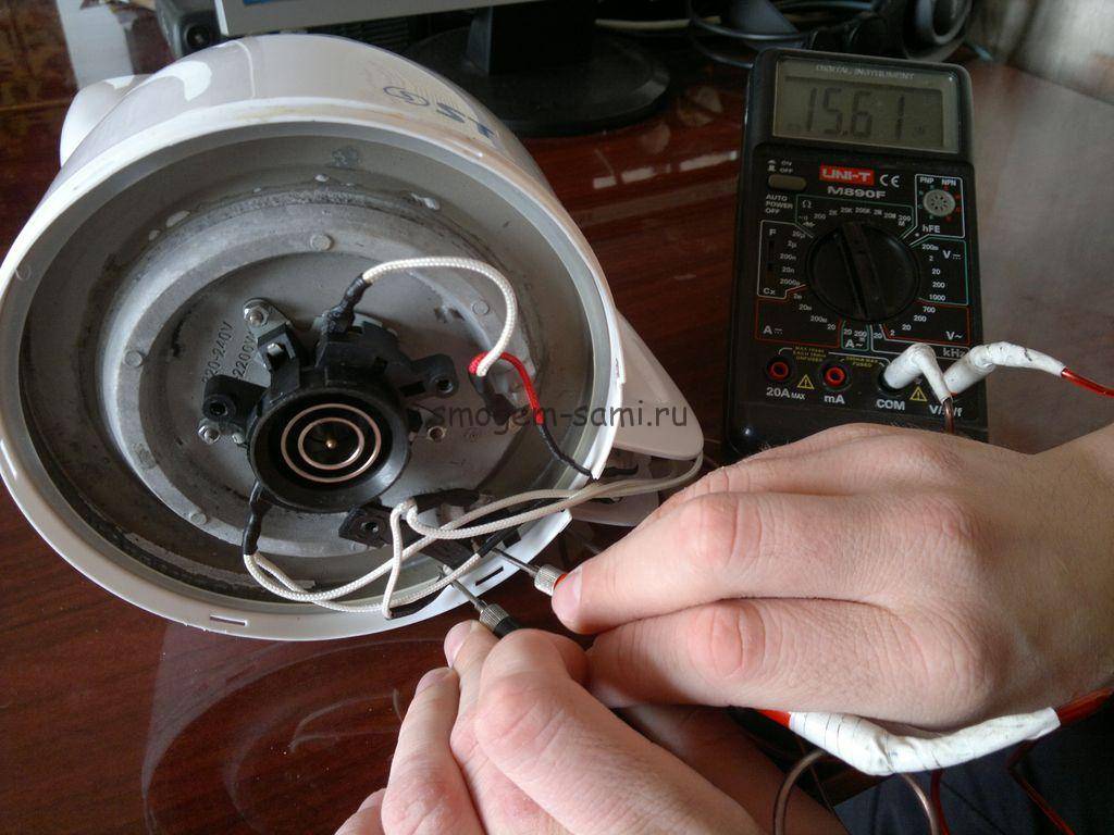 Как самостоятельно починить электрочайник