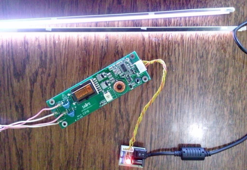 Как проверить led подсветку на матрице – проверка инвертора монитора
