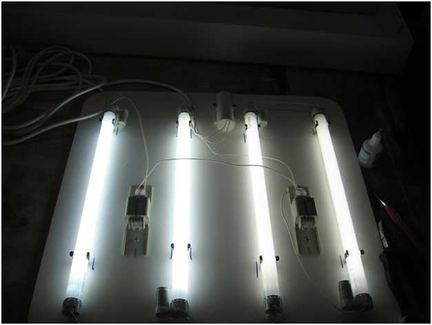 Схемы подключения люминесцентных ламп без дросселя и стартера
