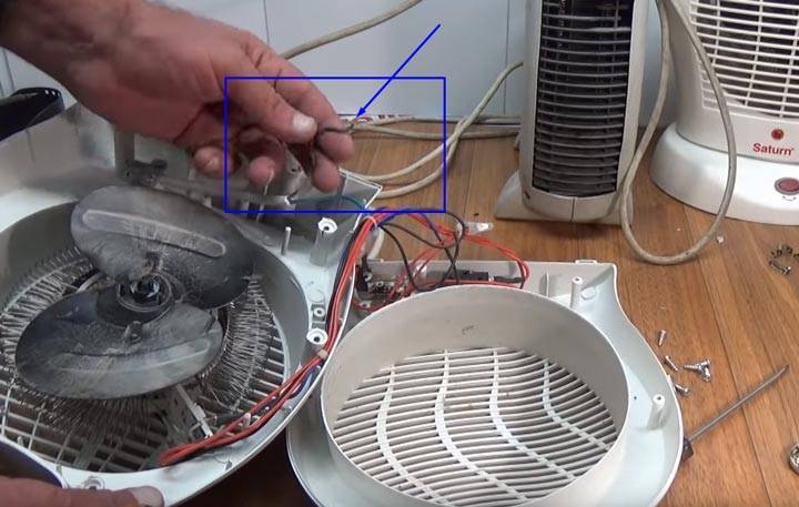 Ремонт тепловентилятора дуйчика своими руками — схема, причины неисправности, термозащита.