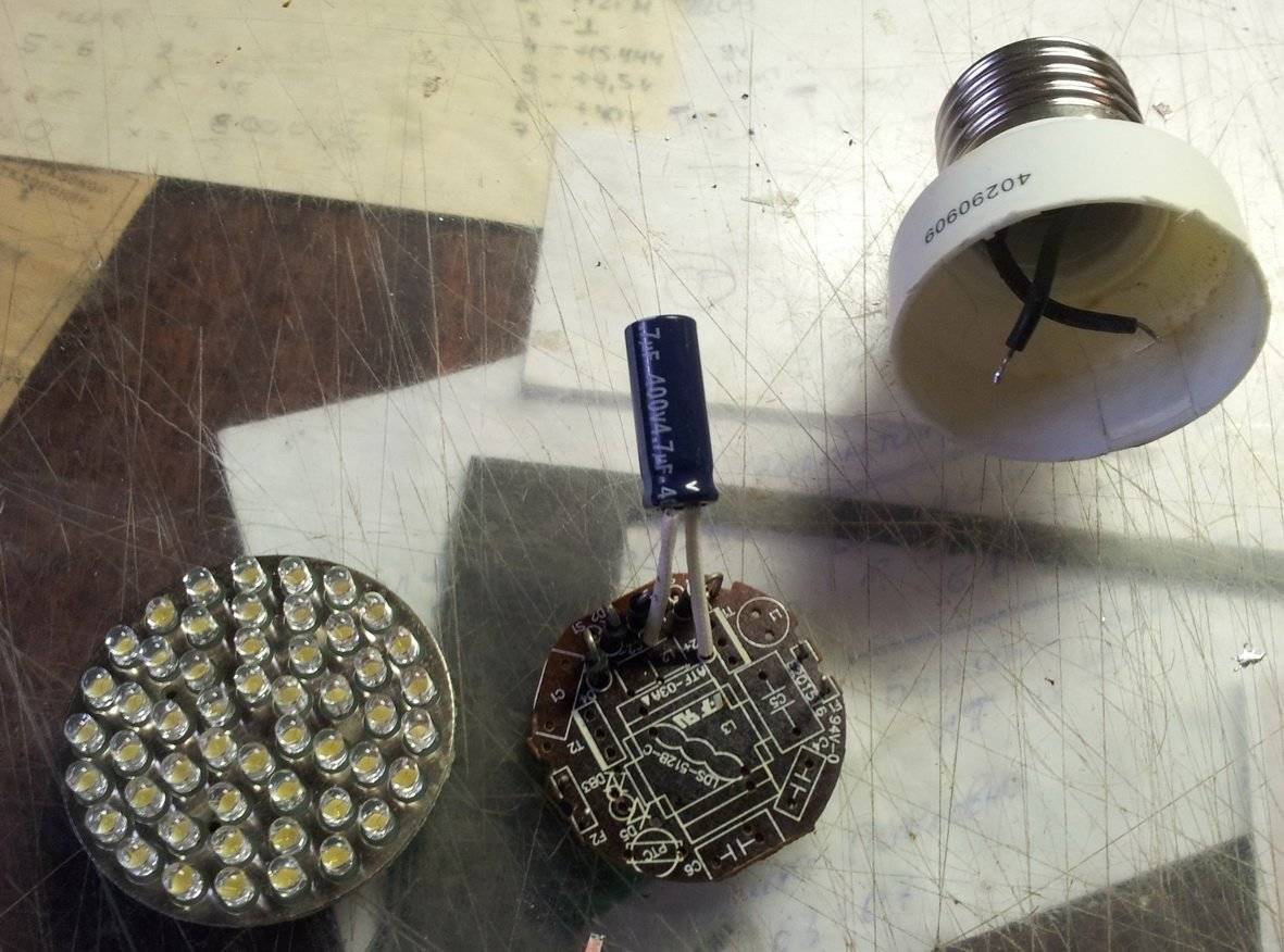 Светодиодные лампы 220в своими руками: как сделать, как устроена, схемы