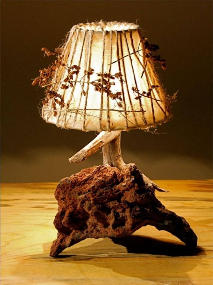 Настольная лампа (своими руками): из подручных материалов, оригинальные идеи