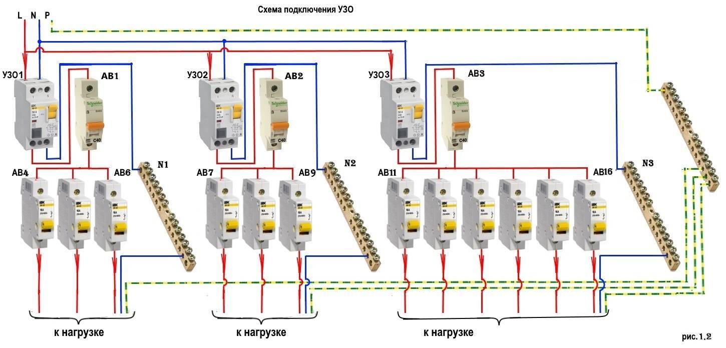 Двухполюсный автоматический выключатель — для чего он используется и чем отличается от однополюсного