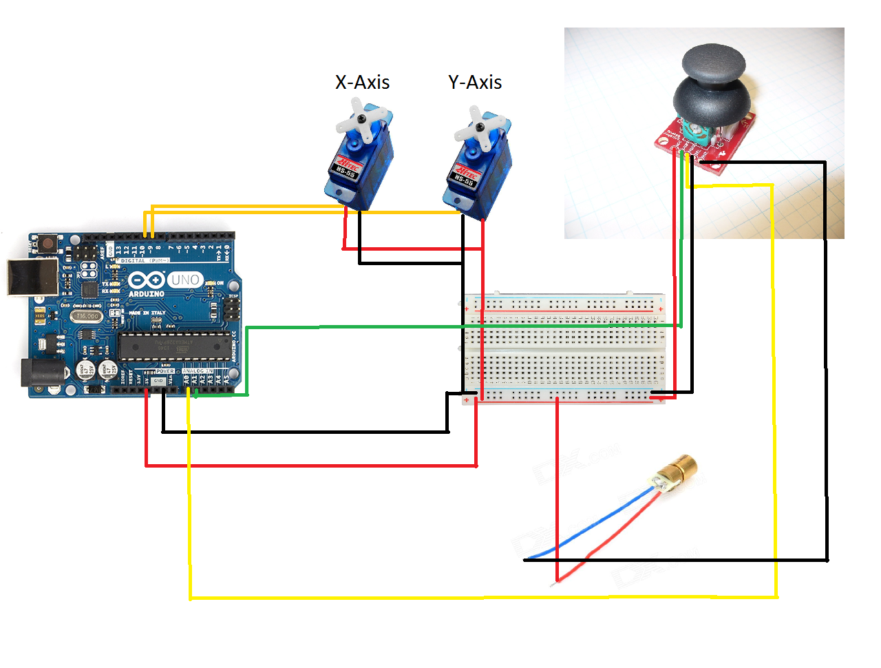 Подключение серводвигателя (сервомотора) к arduino uno: схема и программа