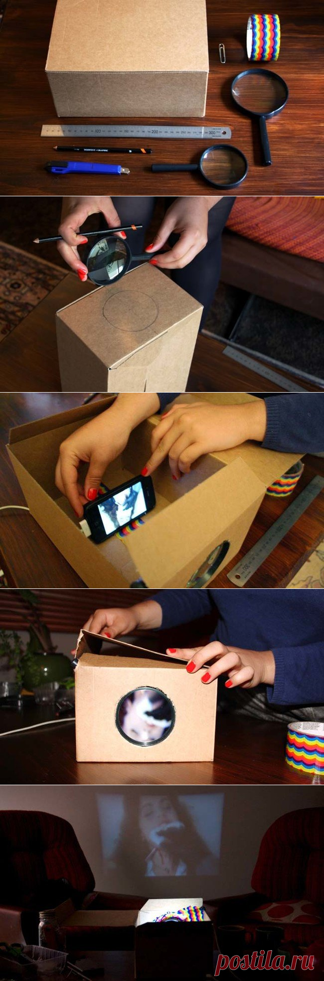 Проектор своими руками: как сделать из телефона без лупы для домашнего кинотеатра