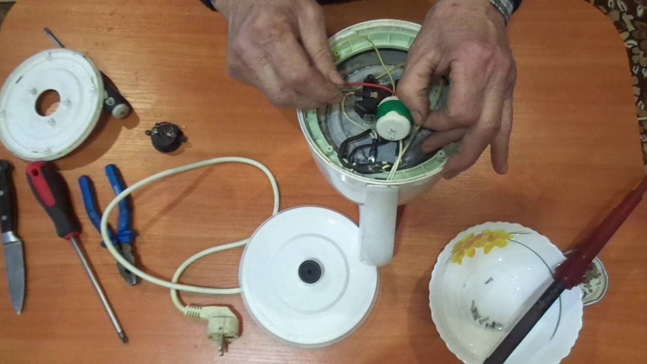 Устройство и ремонт электрочайника своими руками