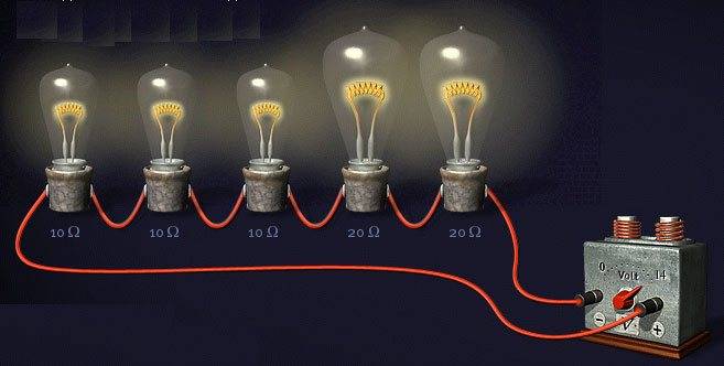Как подключить лампочки последовательно или параллельно